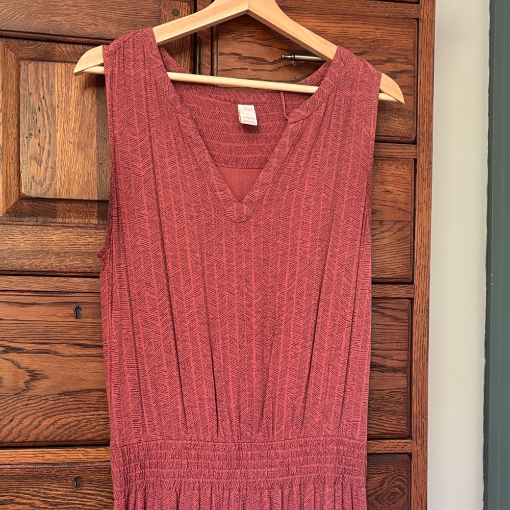 Prana Sleeveless Maxi Dress in Rust - Picture 4 of 4